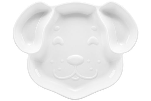 Менажница 400 мл 23*18,5*3 см Собачка цельная 3 секции, фарфор - Elan gallery фото 4