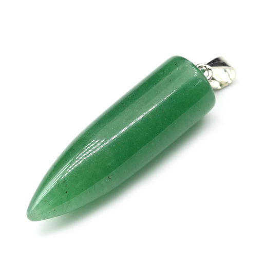 Подвеска Маятник пуля 14*40мм из самоцветов 7 чакр - Радуга камня фото 5