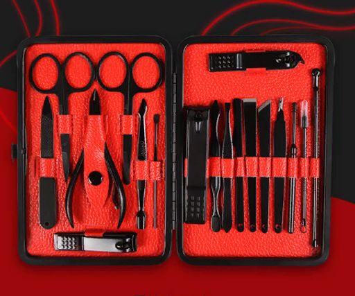 Набор для маникюра и педикюра в чехле (18 пр.) - Home фото 3