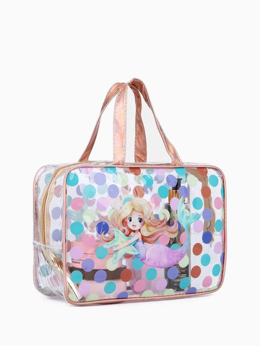 Набор косметичек для бассейна 2 в 1 «Русалка», с рисунком, разноцветный