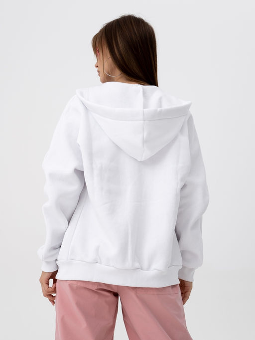 Толстовка футер 3х нитка с начесом .арт.286-21,белая - Binita фото 7