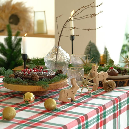 Скатерть Этель Нoliday decoration 149х180см, 100% хлопок, репс 210 г/м2  фото 4