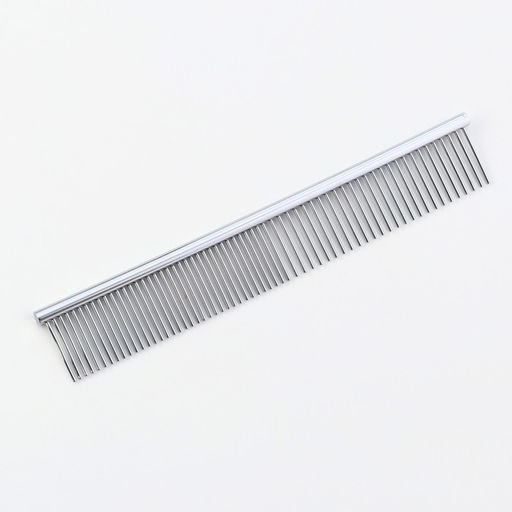 Расчёска металлическая малая, редкие и частые зубья, 19 х 3 см - Пижон фото 2