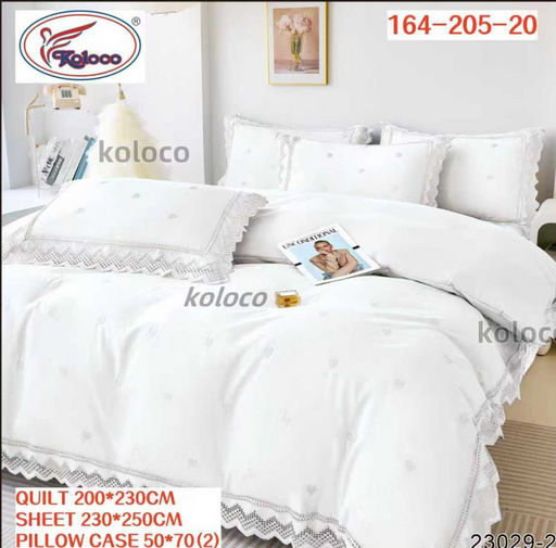 Одеяло с простыней и наволочками Koloco 164-205 ФИОЛЕТОВЫЙ