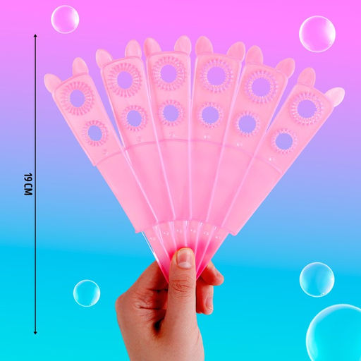 Мыльные пузыри Веер розовый - Funny toys фото 3