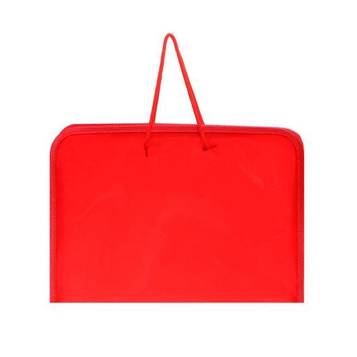 Папка с ручками А4, 325 х 240 х 25 мм, молния вокруг, пластиковая, Офис - Calligrata фото 2