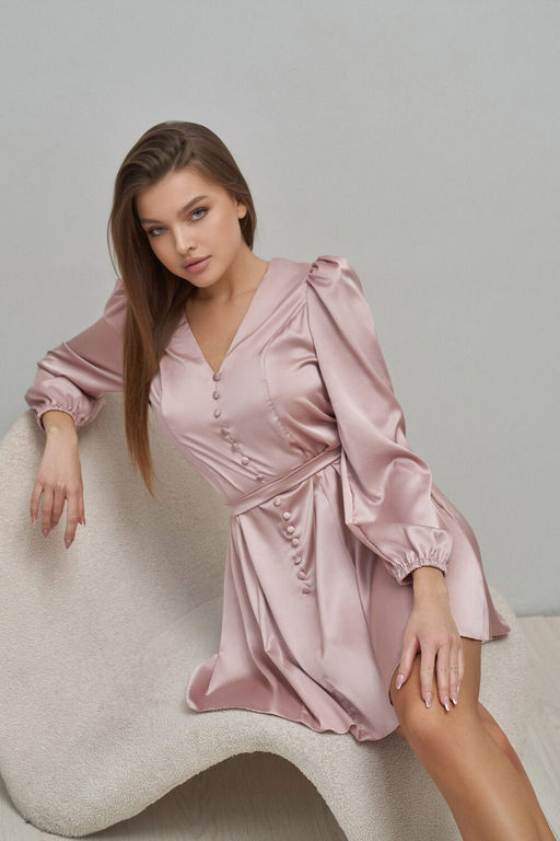 Платье атласное "Валерия"