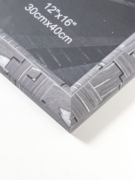 Фоторамка пластик 30х40 см "Моррис" тёмно-серый 46х36х2 см