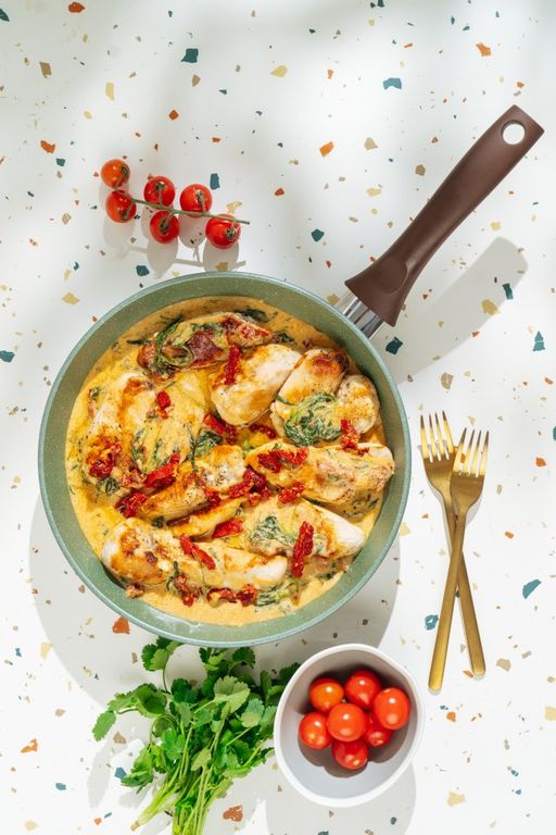 Сковорода индукционная ECO WAY несъемная ручка, 20 см - Нева металл посуда фото 8