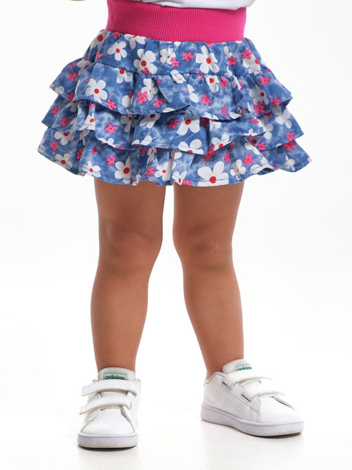 Юбка UD 6436 цветы - Mini maxi фото 3