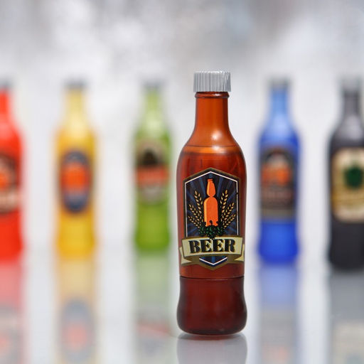 Цена за 24 шт. Бальзам для губ Beer, микс ароматов