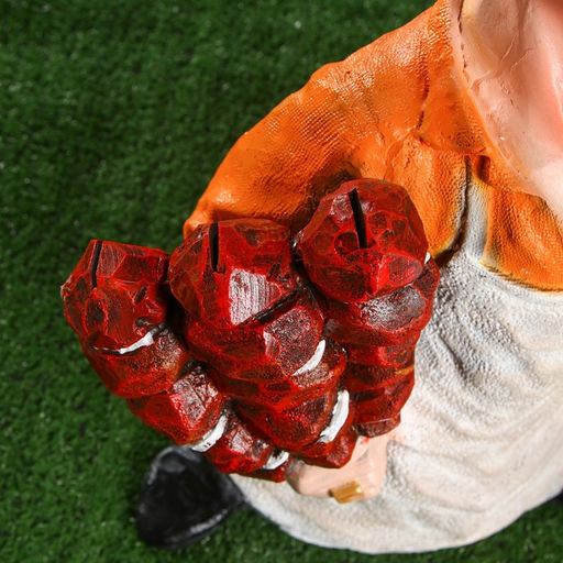 Садовая фигура - подставка для шампуров из полистоуна «Шашлычник», 44×30×55 см