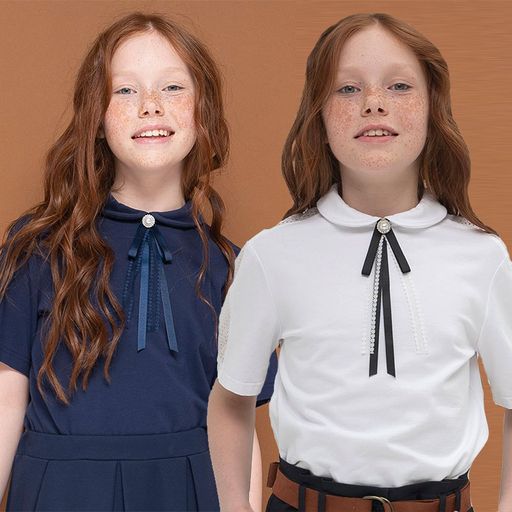 PELICAN, футболка для девочек, Темно-синий