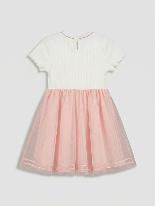 Bisiklet Yaka K?z ?ocuk T?t? Elbise