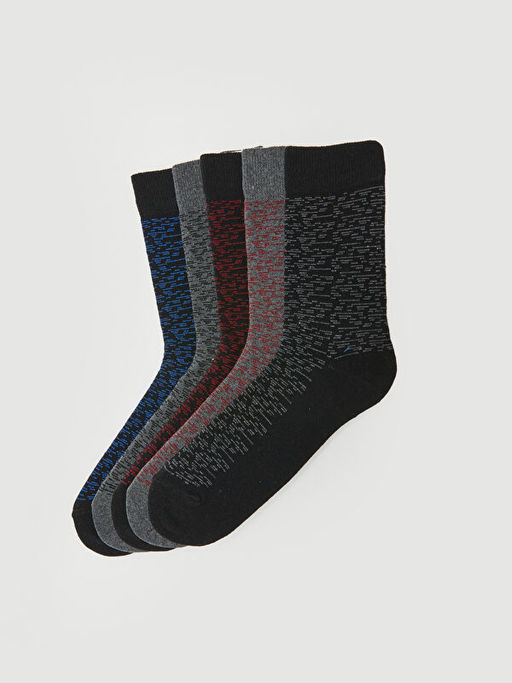 Desenli Erkek Soket ?orap 5li