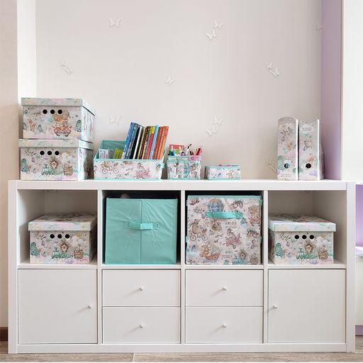 Набор коробов стеллажных без крышки, 2 шт., 31*31*31 см и 31*31*31 см, ПУТЕШАСТИКИ, шт - Valiant фото 5