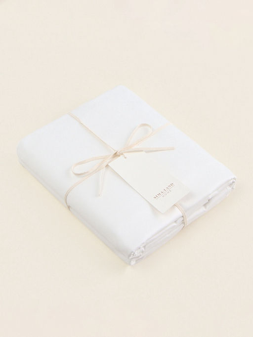 Простыня на резинке 2-спальная SL Home Natural color, 180200+30 см, сатин - Sima-land home фото 5