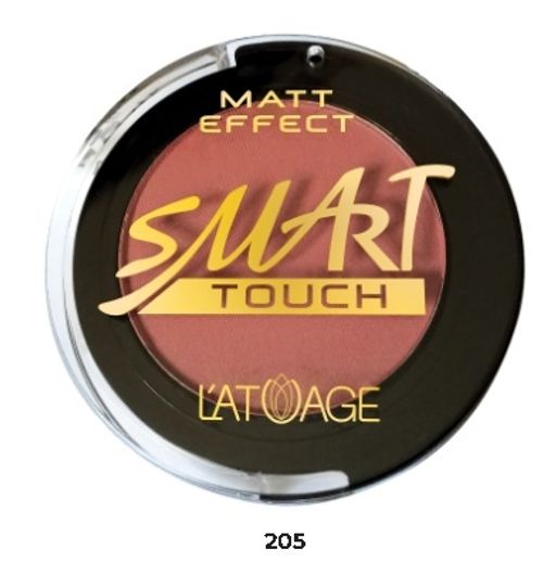 Latuage Румяна компактные SMART TOUCH №205 бежево-коричневый
