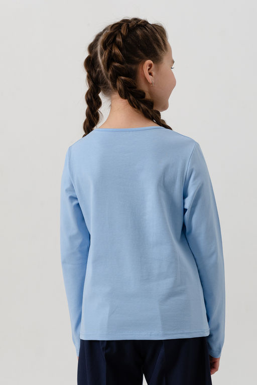 Лира блузка длинный рукав детская