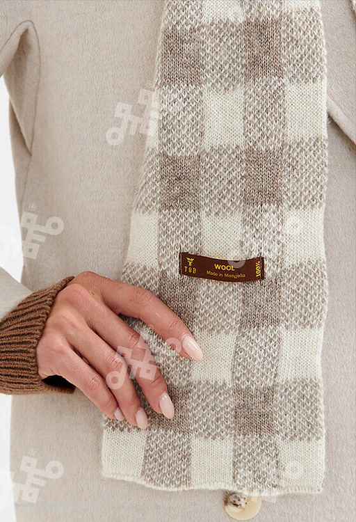 Шарф из 100% монгольской шерсти (арт. 05122) - Тод оймс ххк фото 6