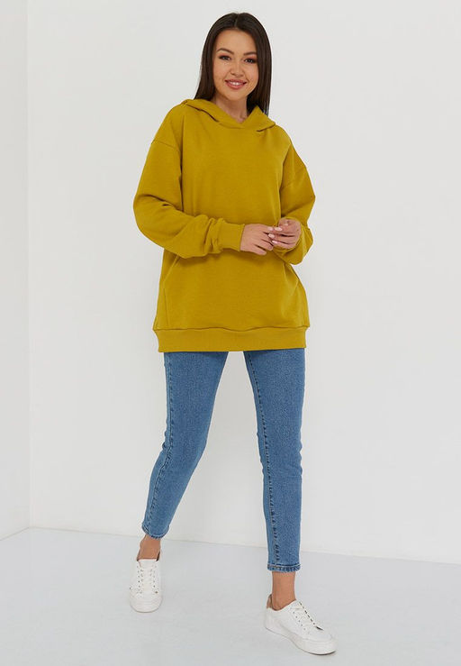 Худи женское KATHARINA KROSS KK-HK-003K-горчичный  фото 6