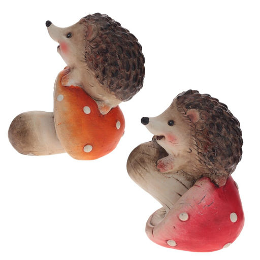 Фигурка декоративная "Ёжик", L9 W8 H11 см, 2в.