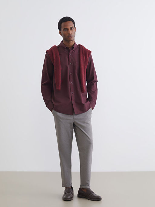 Regular Fit Uzun Kollu Erkek G?mlek