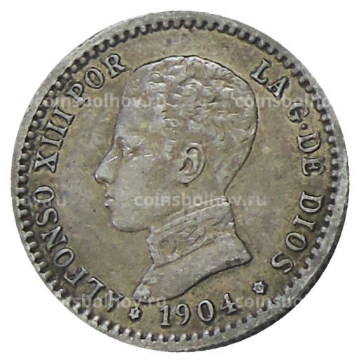 50 сентимо 1904 (10) года Испания