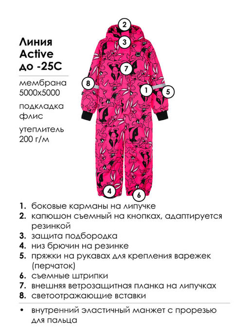 PlayToday / Комбинезон зимний для девочки  фото 6