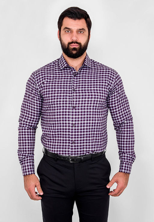 Сорочка мужская длинный рукав GREG 725/139/112/FL/Z/1p  фото 7