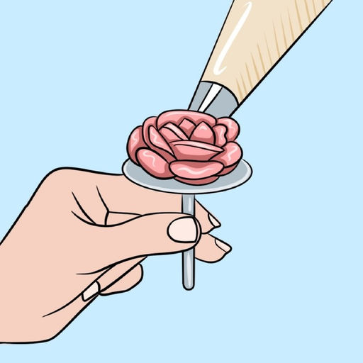 Гвоздь кондитерский для цветов, d=7 см, h=7 см, серебристый