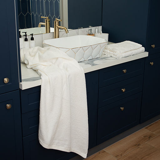 Набор махровых полотенец GINZA 2 шт. (50х90 - 1 шт., 70х140 - 1шт.), 100% хлопок, 450 гр./кв.м., Кэмел - Традиция фото 95