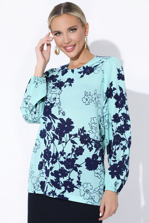 Блузон Парижанка (мята) - Эльза фото 3