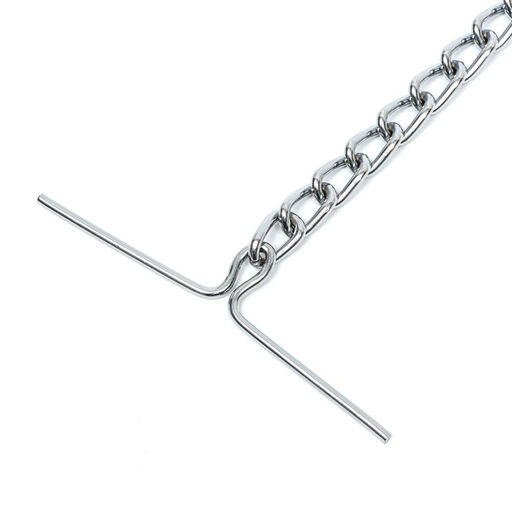 Цепь для привязи собак мелкокалиберная, 1,8 м, толщина проволки 3 мм - Пижон фото 5