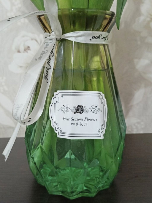 Ваза Ст 18см Презент градиент микс Y4-3820 I.K (361707) /DANIKS/  фото 10