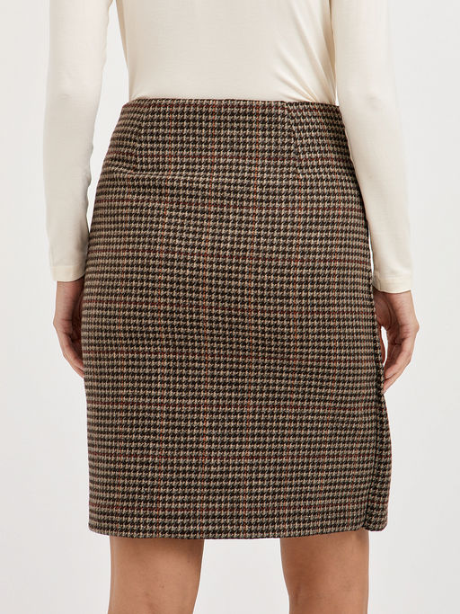 юбка с узором гусиная лапка - Glenfield фото 6