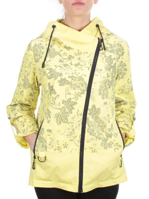 F3938 YELLOW Ветровка женская CO-COCOPINE (85% хлопок, 15% полиэстер) - Fashion фото 2