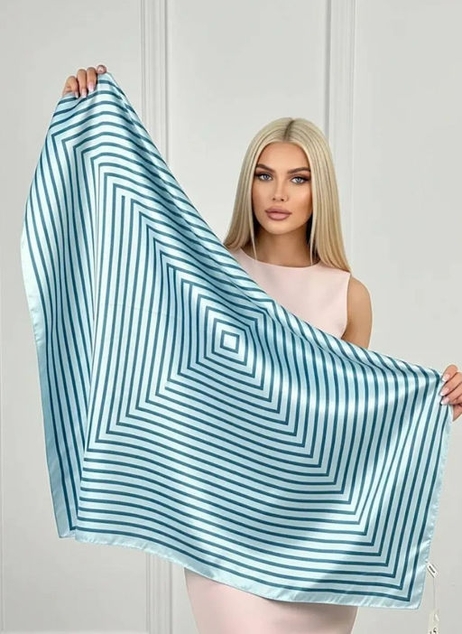 K13579 Платок (90/90см шелк) МУЛЬТИЦВЕТ_04