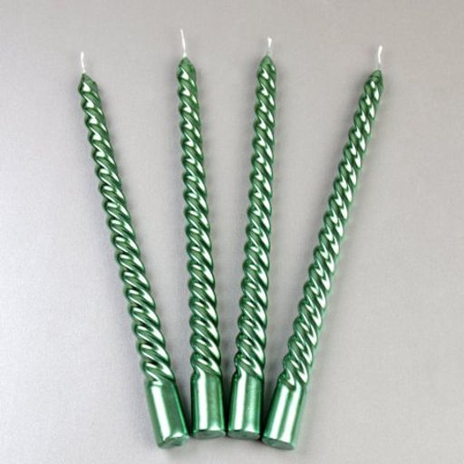 Свеча стержень 4 штуки 25 см витая / GL-10-4 /уп 36/144/ - Галеонтрейд фото 2