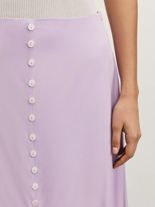 Юбка миди на декоративных пуговицах / Zarina  фото 6