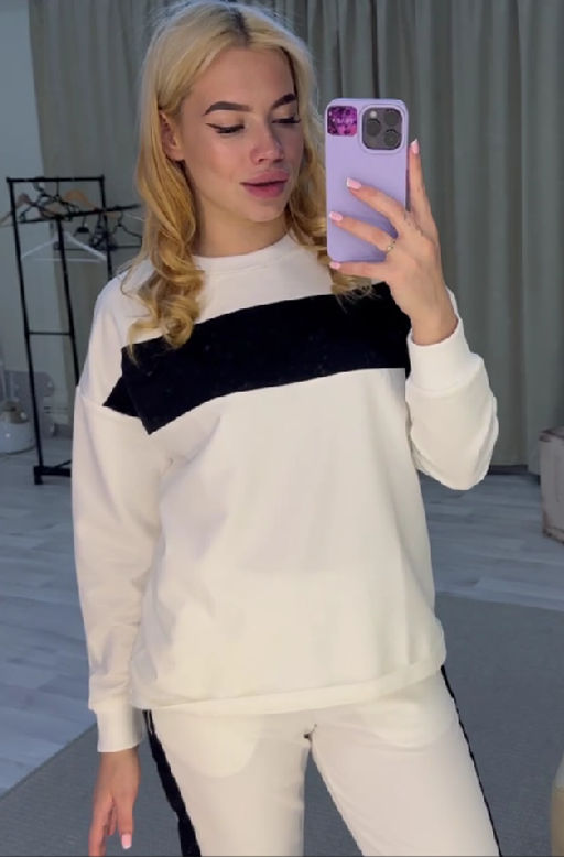 Мягкий уютный костюм из хлопкового футера. - Solo mio фото 21