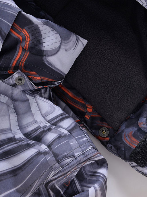 Горнолыжный костюм Valianly подростковый для мальчика темно-серого цвета 9229TC  фото 14