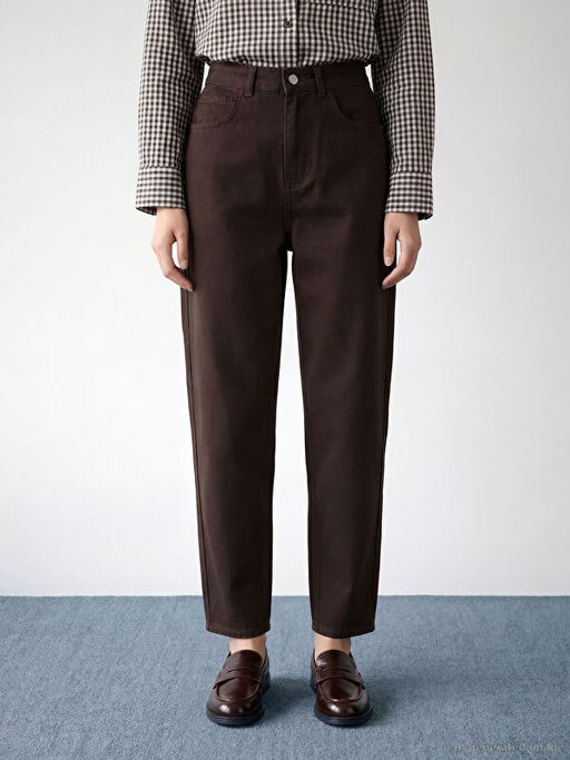 Barrel Fit Kad?n Jean Pantolon