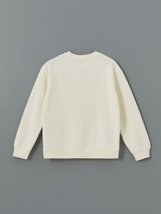 Bisiklet Yaka Minnie Mouse Bask?l? K?z ?ocuk Sweatshirt - Waikiki фото 2