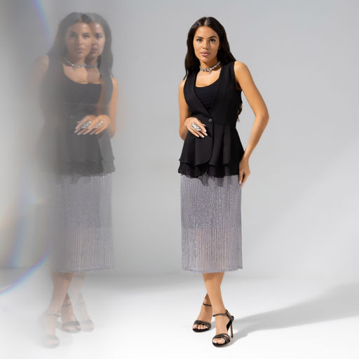 Жилет с прозрачным подолом Форма гениальности - Charutti фото 2