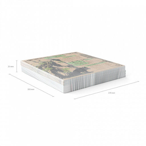 Цена за 5 шт. Тетрадь общая ученическая ErichKrause Russian Folk, Биология, 48 листов, клетка, крафт-картон  фото 6