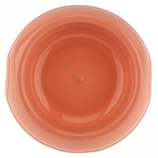 Миска для кормления животных Эффи пластмассовая 0,2л, д14,5см, h3,5см, терракотовый (Россия) - Pet toys фото 4