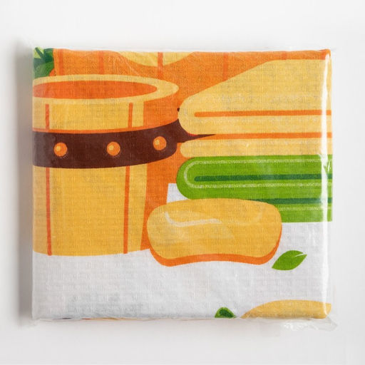 Цена за 2 шт. Полотенце вафельное «Доляна. С лёгким паром», 60×146 см, 100% хлопок, 160 г/м²