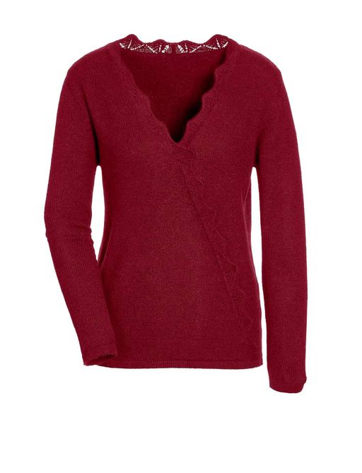 Пуловер, красный - Linea tesini фото 2