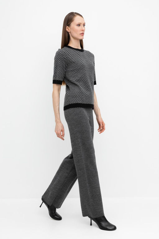 ЕВ 437/24ш/черный брюки жен